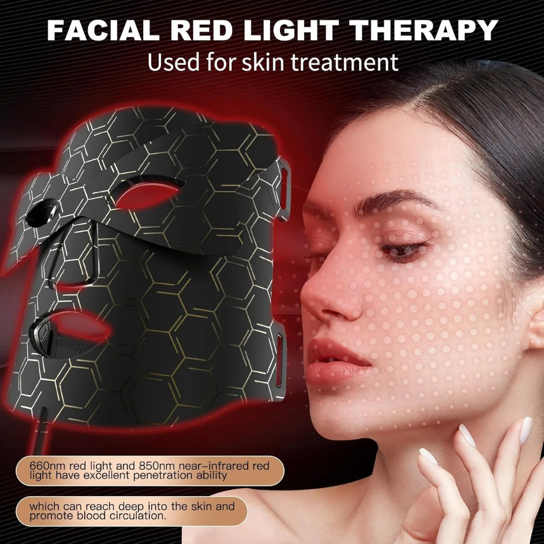 Premium LED Red Light Therapy Face Mask