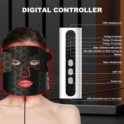Premium LED Red Light Therapy Face Mask